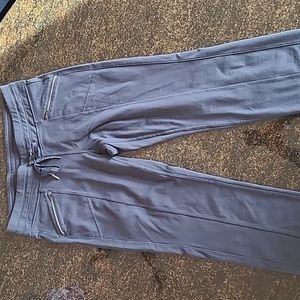 Athleta Grey Metro Slouch Pants Medium Petite